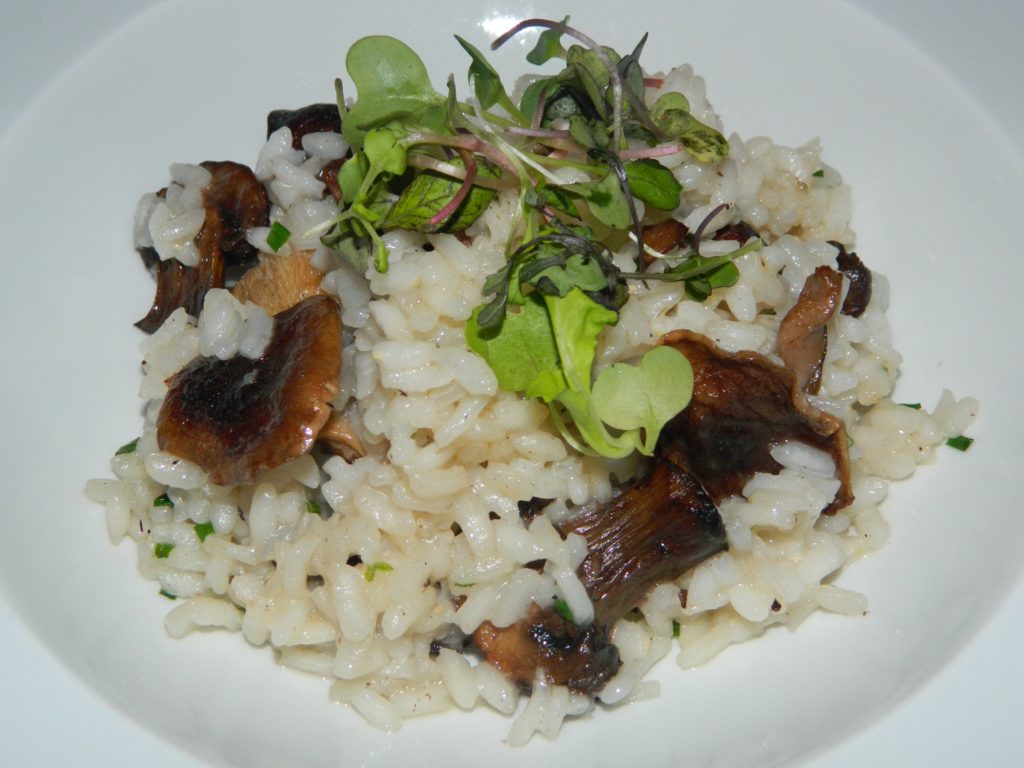 mushroom risotto 